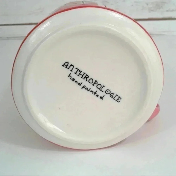 Anthropologie VTG Handpainted Colorway “T” Coffee Tea Hot Chocolate Mug - Picture 4 of 8
